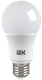 Миниатюра изображения товара Лампа IEK A60 1140lm 6500K E27 / LL-I-A60-12-230-65-E27