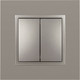 Миниатюра изображения товара Выключатель ЭРА Elegance 14-1112-16 / Б0065798 (титан)