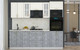 Миниатюра изображения товара Кухонный гарнитур Интерлиния Мила Шато 2.4В (белый/керамика/опал светлый)