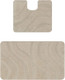 Миниатюра изображения товара Набор ковриков для ванной и туалета Maximus Symphony 2521 (60x100/50x60, Sandy Gray)
