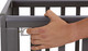 Миниатюра изображения товара Детская кроватка Polini Kids Simple 341 с маятником / 0003167-27 (графит/дуб крафт золотой)