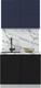 Миниатюра изображения товара Кухонный гарнитур Интерлиния Мила Матте 1.0 А (индиго/черный/белый гранит)