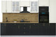 Миниатюра изображения товара Кухонный гарнитур Интерлиния Мила Шато 3.2В (белый/черный/дуб бунратти)
