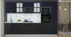 Миниатюра изображения товара Кухонный гарнитур Интерлиния Мила Шато 3.2В (индиго/черный/белый гранит)