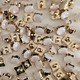 Миниатюра изображения товара Набор пуговиц Sentex PN-3-11.5 (50шт, белый/золотой)
