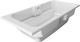 Миниатюра изображения товара Ванна из искусственного мрамора Belux Кастилия ВКА 1900 (18, белый матовый)