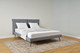 Миниатюра изображения товара Двуспальная кровать ДСВ Сильвия 1.6 (данко бетон)