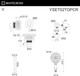 Миниатюра изображения товара Душевой гарнитур со смесителем Whitecross Y YSET02TOPCR (хром)