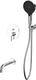 Миниатюра изображения товара Душевой гарнитур со смесителем Whitecross Y YSET06TOPCR (хром)