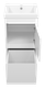 Миниатюра изображения товара Тумба с умывальником Misty Алиса 40 / Э-Али01040-0112Я+10.150.00400.001