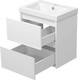 Миниатюра изображения товара Тумба с умывальником Misty Алиса 50 / Э-Али01050-011П2Я+10.150.00500.001