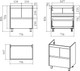 Миниатюра изображения товара Тумба с умывальником Misty Алиса 75 / Э-Али01075-0112Я+10.150.00750.001