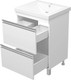 Миниатюра изображения товара Тумба с умывальником Misty Ингрид 60 / П-Инг-01060-012Я+10.150.00580.001