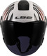 Миниатюра изображения товара Мотошлем LS2 OF620 Classy Cool (L, белый/красный)