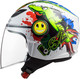 Миниатюра изображения товара Мотошлем LS2 OF602 Funny Croco (M, белый глянцевый)