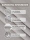 Миниатюра изображения товара Шторы Soft Lines Рогожка димаут 2226-27 (150x240, серый)