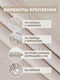 Миниатюра изображения товара Комплект штор Soft Lines Рогожка димаут 2226-2 (150x240, молочный)