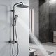 Миниатюра изображения товара Душевая система со смесителем Rose R1836H (черный)