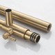 Миниатюра изображения товара Душевая система со смесителем Rose R1836G (золотой сатин)