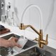Миниатюра изображения товара Смеситель Shevanik S968G (золотой сатин)