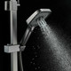Миниатюра изображения товара Душевая система со смесителем Shevanik S7036T (оружейная сталь)