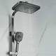 Миниатюра изображения товара Душевая система со смесителем Shevanik S7036T (оружейная сталь)