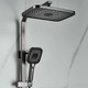 Миниатюра изображения товара Душевая система со смесителем Shevanik S7036T (оружейная сталь)