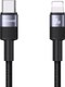 Миниатюра изображения товара Кабель Usams SY Series SJ729 Type-C-Lightning (1.2м, черный)