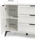 Миниатюра изображения товара Тумба Anrex Mone 1D3S (белый)