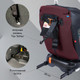 Миниатюра изображения товара Автокресло Sweet Baby Ranger 360 Isofix 0-36 (бургунди)