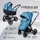 Миниатюра изображения товара Детская универсальная коляска Sweet Baby Cupola 2 в 1 (Dark Green Neo)
