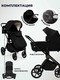 Миниатюра изображения товара Детская универсальная коляска Sweet Baby Stella Plus Therma 2в1 (черный)