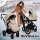 Миниатюра изображения товара Детская универсальная коляска Sweet Baby Nuvola 2в1 (Almond Beige)