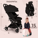 Миниатюра изображения товара Детская прогулочная коляска Sweet Baby Bella (черный)