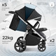 Миниатюра изображения товара Детская прогулочная коляска Sweet Baby Contente (черный)