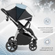 Миниатюра изображения товара Детская прогулочная коляска Sweet Baby Contente (черный)