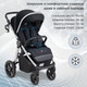 Миниатюра изображения товара Детская прогулочная коляска Sweet Baby Contente (черный)