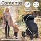 Миниатюра изображения товара Детская прогулочная коляска Sweet Baby Contente (черный)