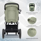 Миниатюра изображения товара Детская прогулочная коляска Sweet Baby Contente (оливковый зеленый)