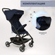 Миниатюра изображения товара Детская прогулочная коляска Sweet Baby Grazia (синий)