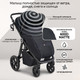 Миниатюра изображения товара Детская прогулочная коляска Sweet Baby Unica (черный)
