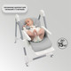 Миниатюра изображения товара Стульчик для кормления Sweet Baby Roma (серый)