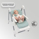 Миниатюра изображения товара Стульчик для кормления Sweet Baby Roma (бирюзовый)