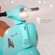 Миниатюра изображения товара Детский мотоцикл Sweet Baby Vespa H1-K (бирюзовый)