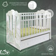 Миниатюра изображения товара Детская кроватка Sweet Baby Cristallina с маятником с ящиком (белый)
