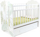 Миниатюра изображения товара Детская кроватка Sweet Baby Cristallina с маятником с ящиком (белый)