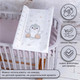 Миниатюра изображения товара Доска пеленальная Sweet Baby Pinguino New Grigio на кроватку 79x45 (пингвин серый)