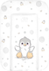Миниатюра изображения товара Пеленальный матрас Sweet Baby Pinguino New Grigio 48x71 (пингвин серый)