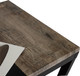 Миниатюра изображения товара Журнальный столик Мебелик BeautyStyle 31 (дуб крымский состаренный/венге/стекло черное)