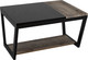 Миниатюра изображения товара Журнальный столик Мебелик BeautyStyle 31 (дуб крымский состаренный/венге/стекло черное)